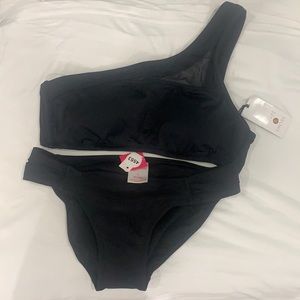 Black bikini swimsuit - small